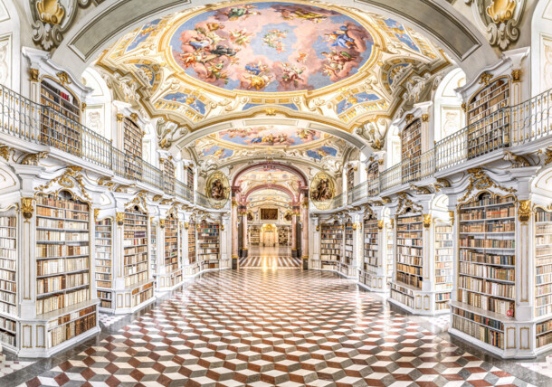     The monastery library of Admont Abbey / Admont
